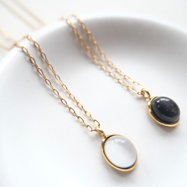9/4(金)21時発売✳︎316L レトロストーンネックレス