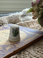 英国アンティーク Muguet すずらんのシンブル 指貫 インテリア