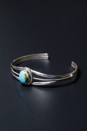 SPLIT SHANK TURQUOISE  BANGLE #1