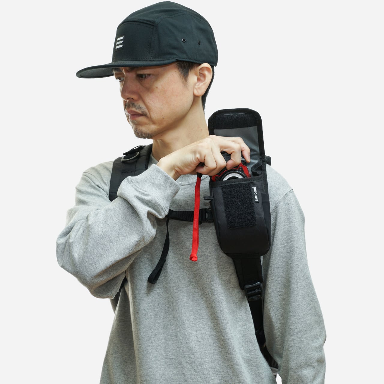 カメラポーチ V4 / バックパック / リュック / デジカメポーチ / 登山