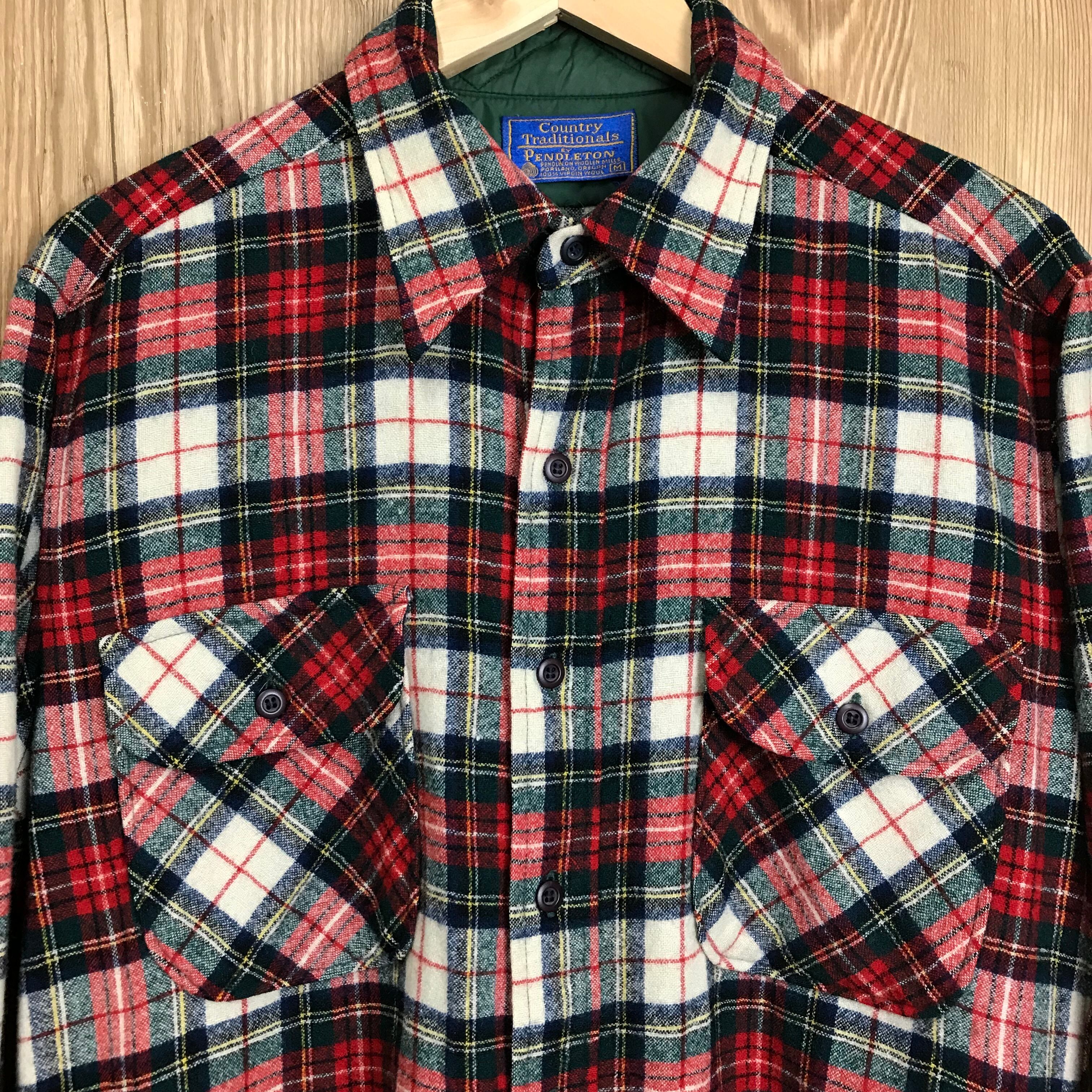 80s PENDLETON Country Traditional ペンドルト チェック柄 80s PENDLETON Country Traditional ペンドルト チェック柄