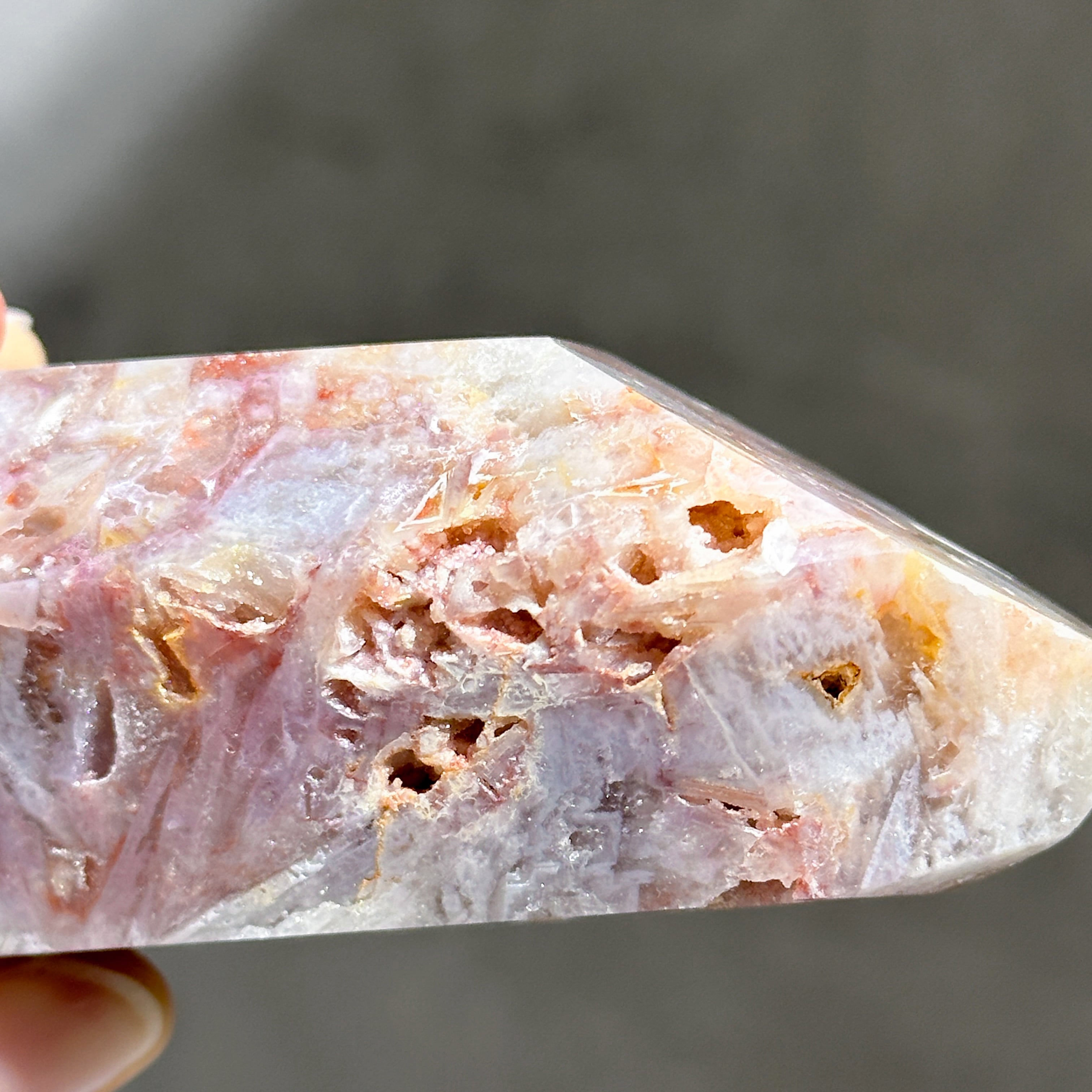 パワーストーン　ピンクアメジスト　タワーポイント　天然石　原石　　置物 ピンクアメジスト タワー ポイント 天然石 置き物 ピンクアメジスト