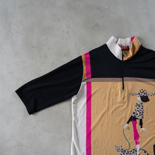 "TODO" used Half zip pullover