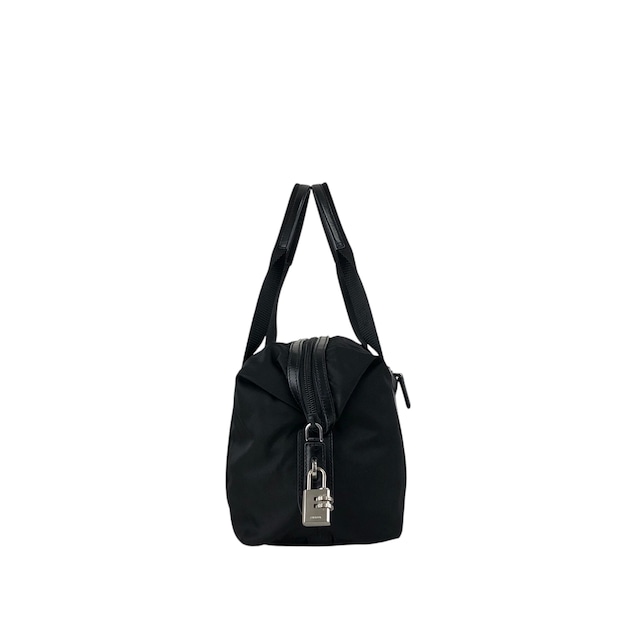 PRADA プラダ ハンドバッグ ブラック トライアングルロゴ ナイロン ミニボストン BR3697 vintage ヴィンテージ オールド ftdzu4