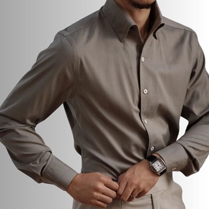 スタンダードカラーロングスリーブシャツ　G079