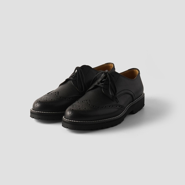 Tomo&Co  WING TIP  BLACK SHRINK TMTK-S-0029SH