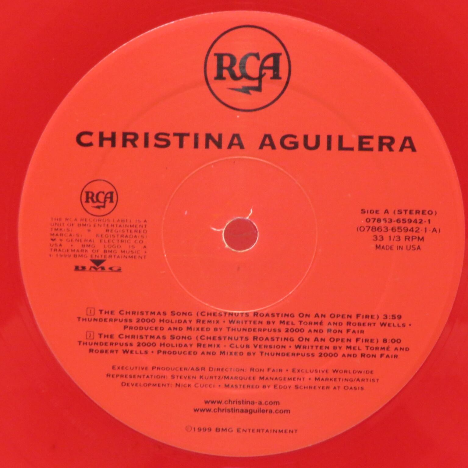 Christina Aguilera / The Christmas Song (Chestnuts Roasting On An Open Fire) [07863 65942-1] - 画像3