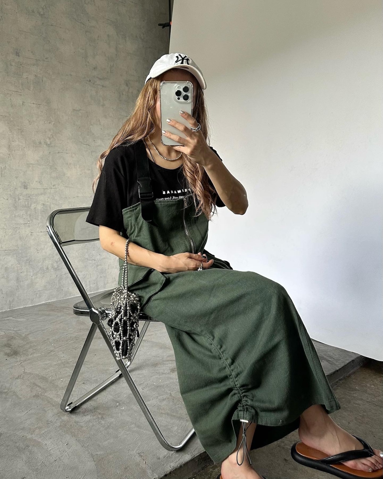 Military drost soft denim OP／khaki