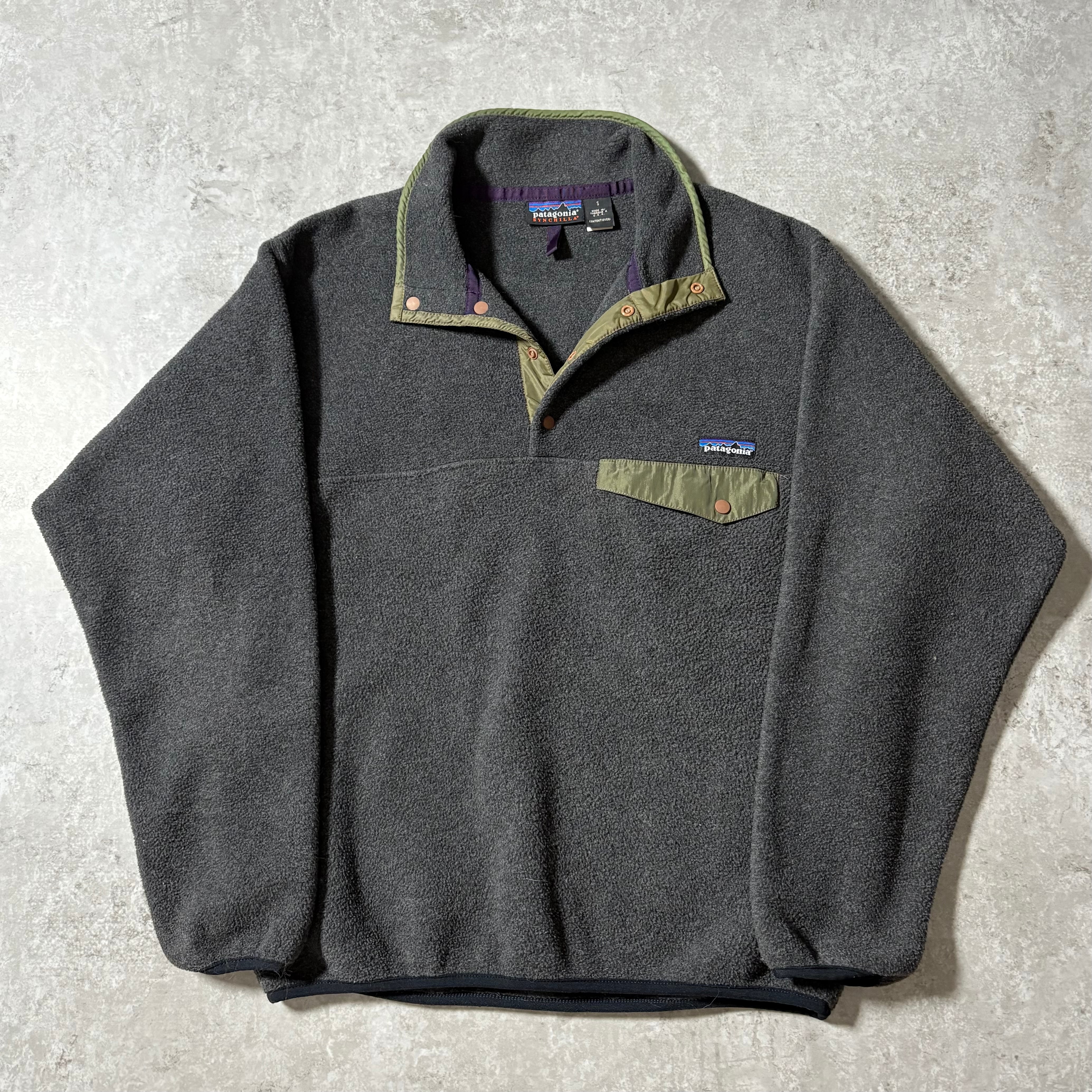 1998s "Patagonia" Synchilla Snap-T Pullover Fleece "Made in USA!!"