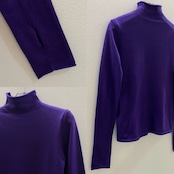 【予約1週間】2025くしゅモック指穴knit/パープル