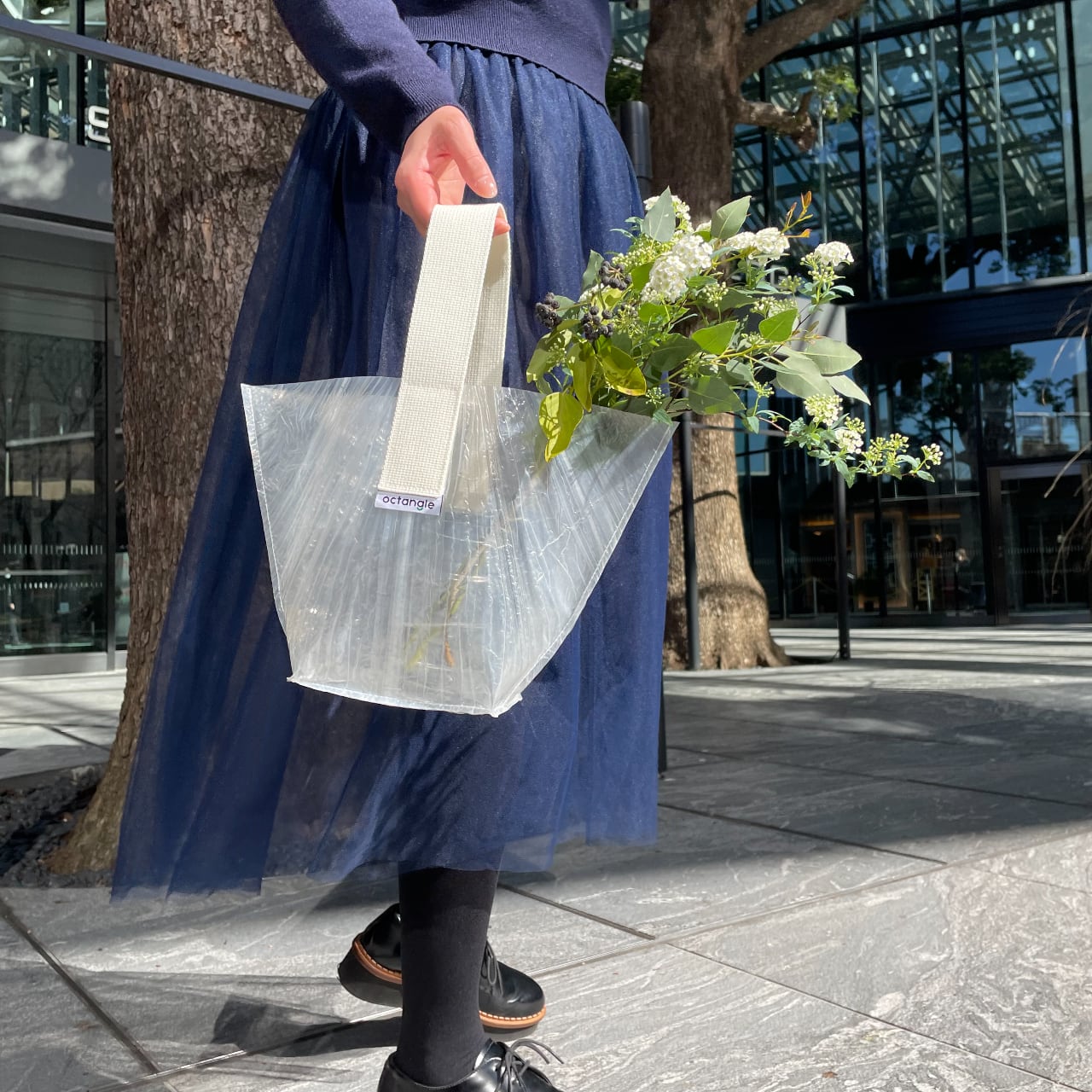 Trapezoid bag (Cloud WHITE) | octangle［オクタングル］ 公式サイト