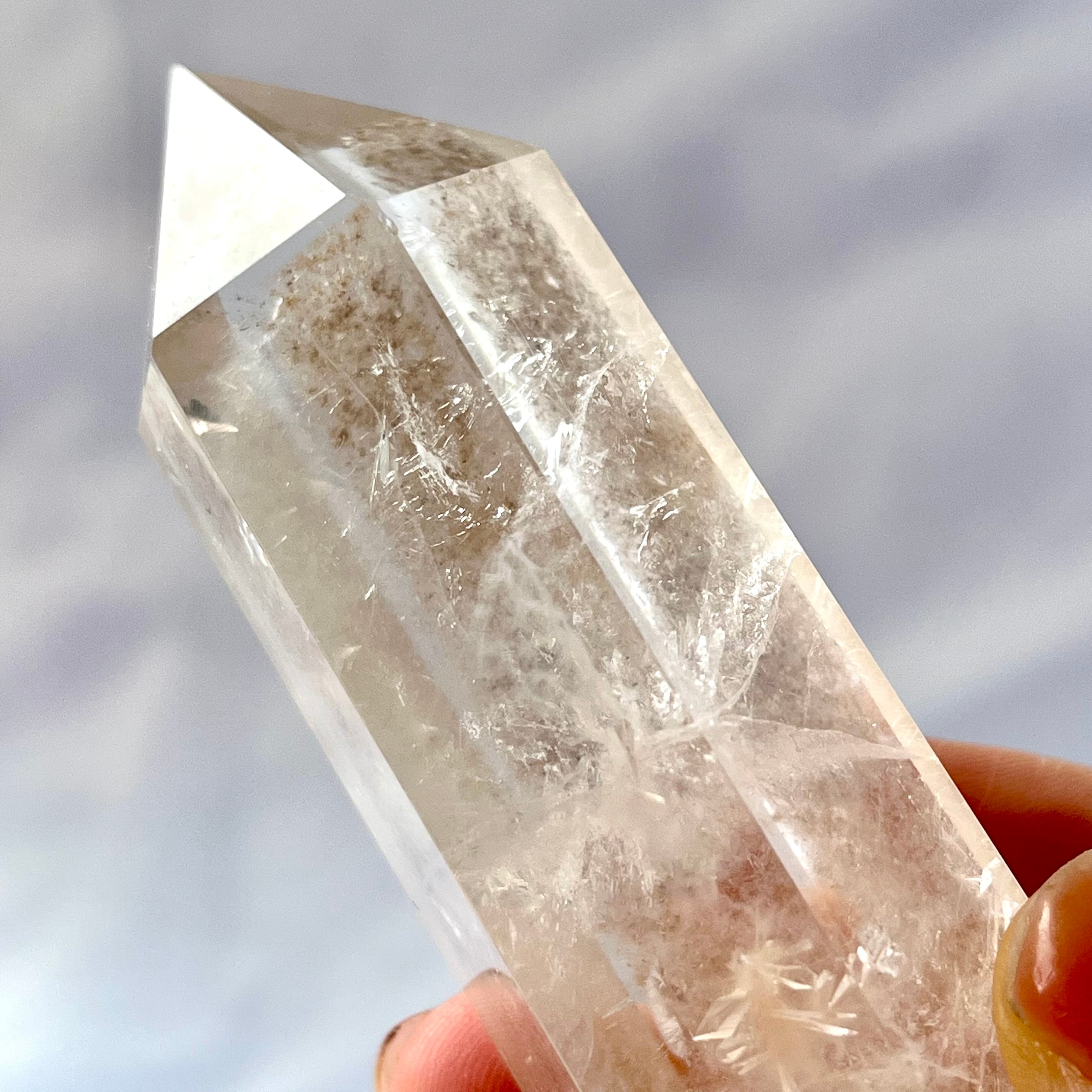 ブルーニードルインクォーツ｜Blue Needle in Quartz｜92g｜透明感と