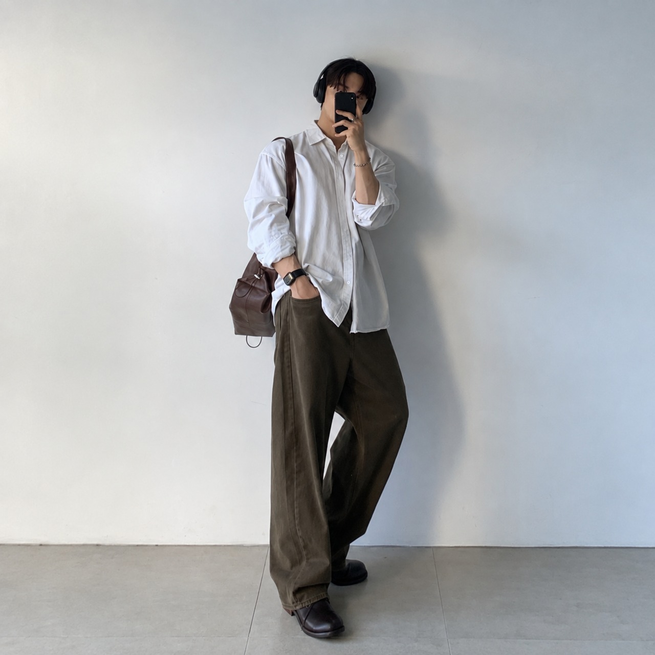 Drape Wide Straight Pants TB2552・画像2