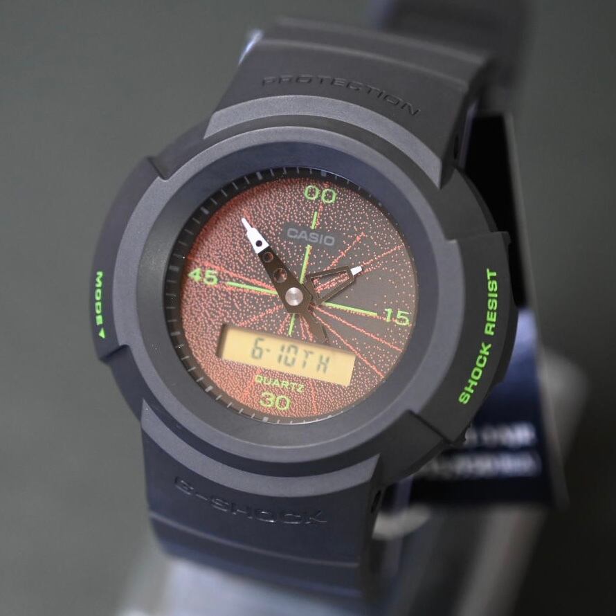 カシオ Casio G Shock ジーショック Aw 500mnt 1ajr Music Night Tokyo 限定品 メンズ腕時計 栗田時計店 1966年創業の正規販売店