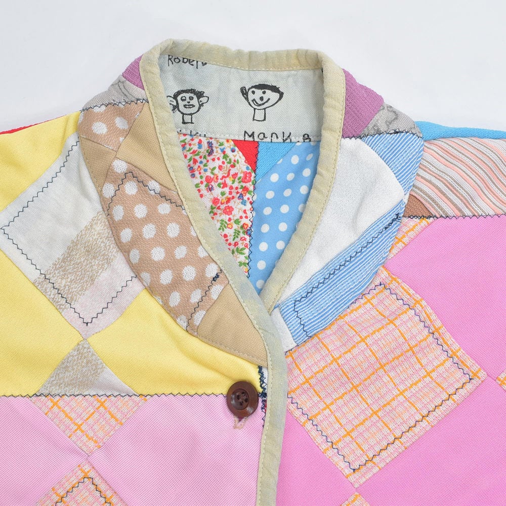 Remake ハンドメイド デザイン リメイク パッチワーク ベスト アウター