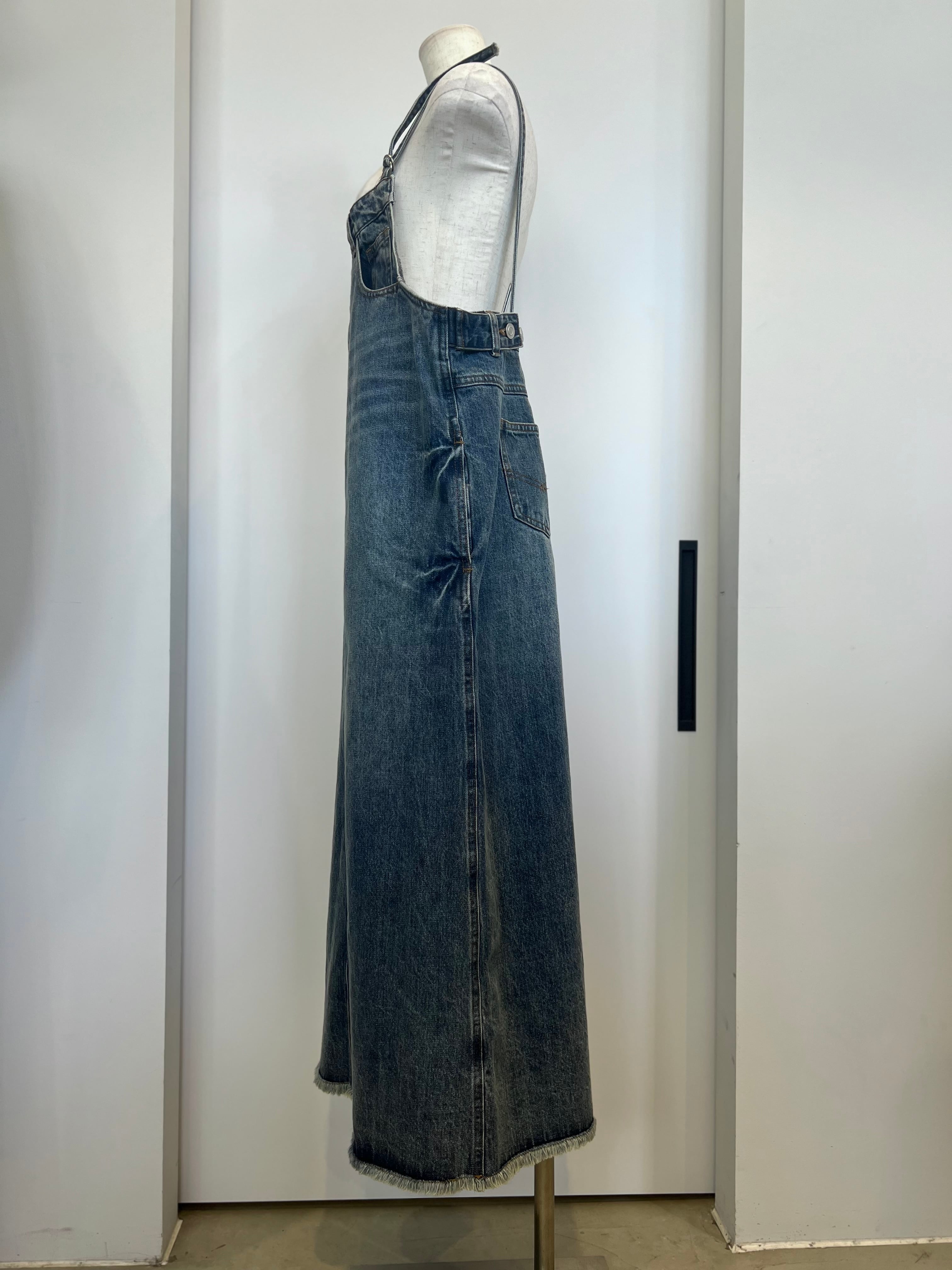 【SELECT】デニムサロペットスカート