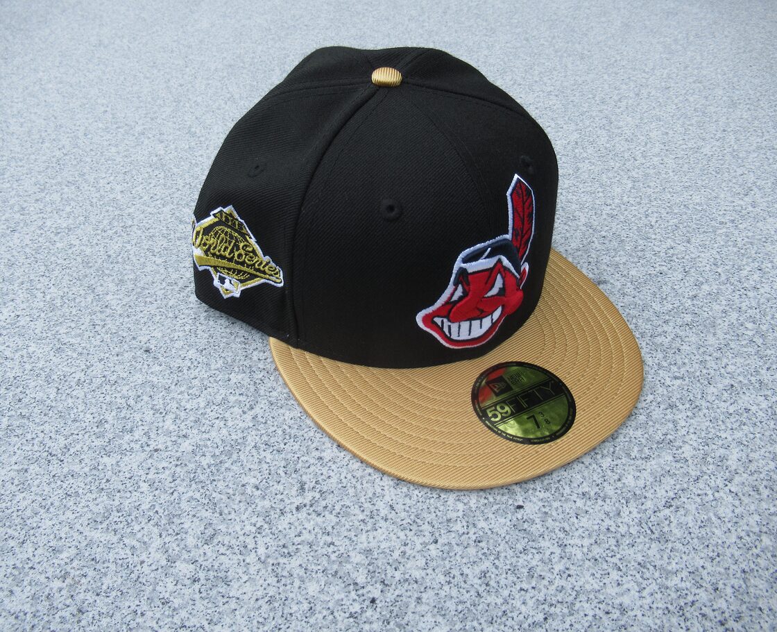 NEW ERA 59fifty Cleveland Indians インディアンス CAP gold | Pay ID