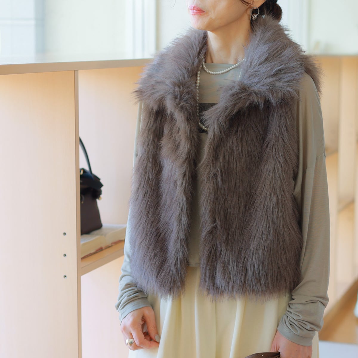 MARGAUX VINTAGE/マルゴーヴィンテージ エコファージレ | わずか322g!秋から春まで着回せる旬顔エコファージレ