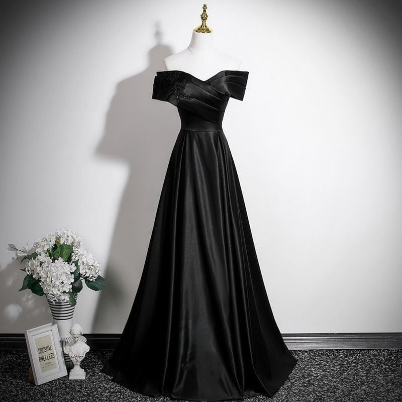 クロスオフショルダードレス D1762