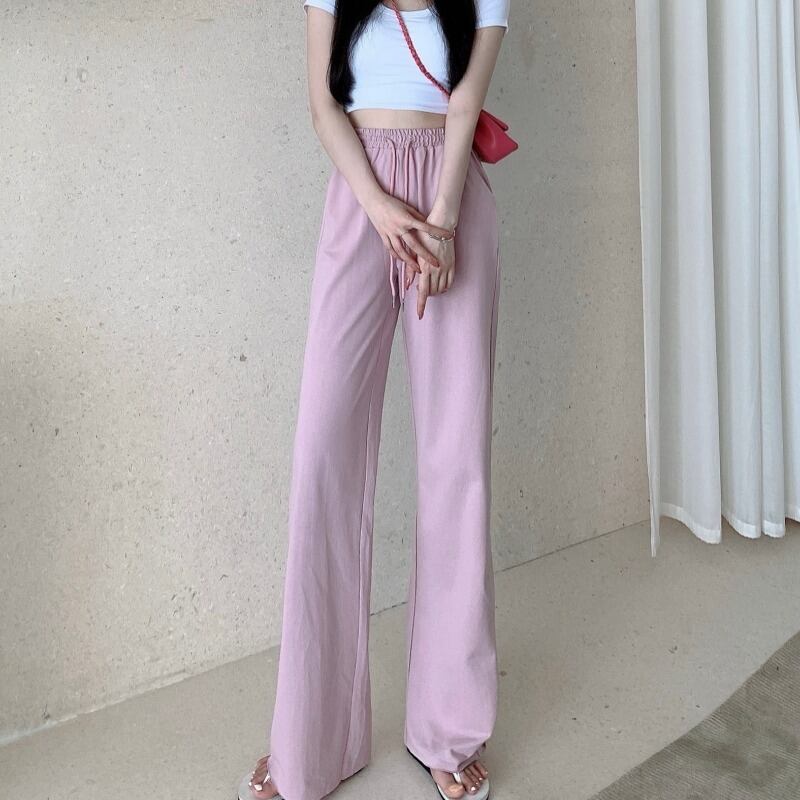 パンツ サマー薄手ハイウェストカジュアル 夏物 YY-ファッション59984084444