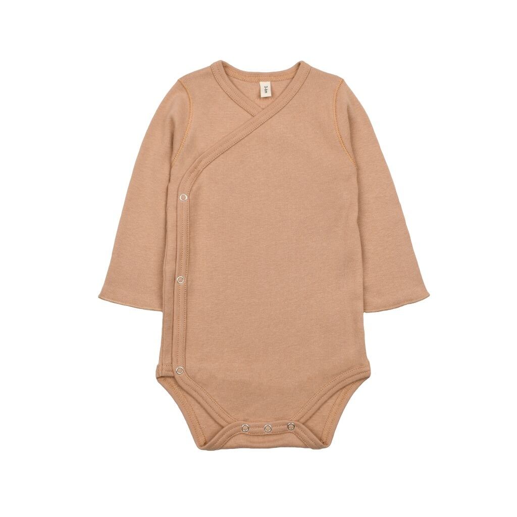organic zoo Caramel Wrap Over Bodysuit