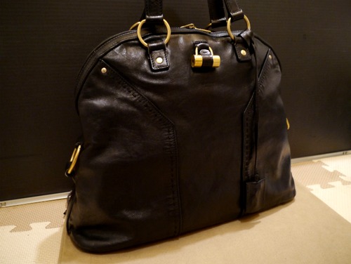 定番◆YvesSaintLaurentイヴサンローラン ハンド バッグ muse L◆