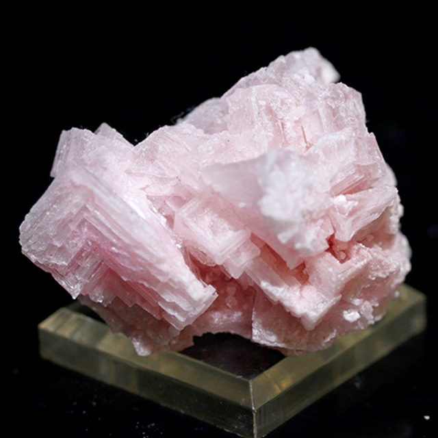 〔D427-44〕濃いピンク ピンクハーライトカリフォルニア産  Pink Halite 岩塩 塩の花 浄化 鉱物 原石 標本【メール便不可】