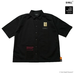 x Van Gogh MuseumⓇ "LETTER" Short Sleeve Shirt(BLACK)