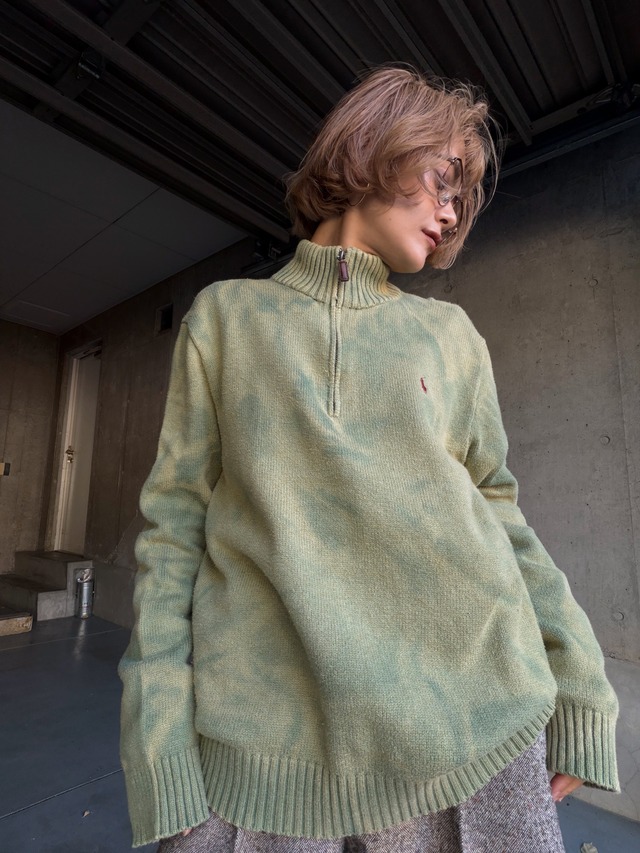 （KN579）Polo Ralph Lauren breach half zip knit