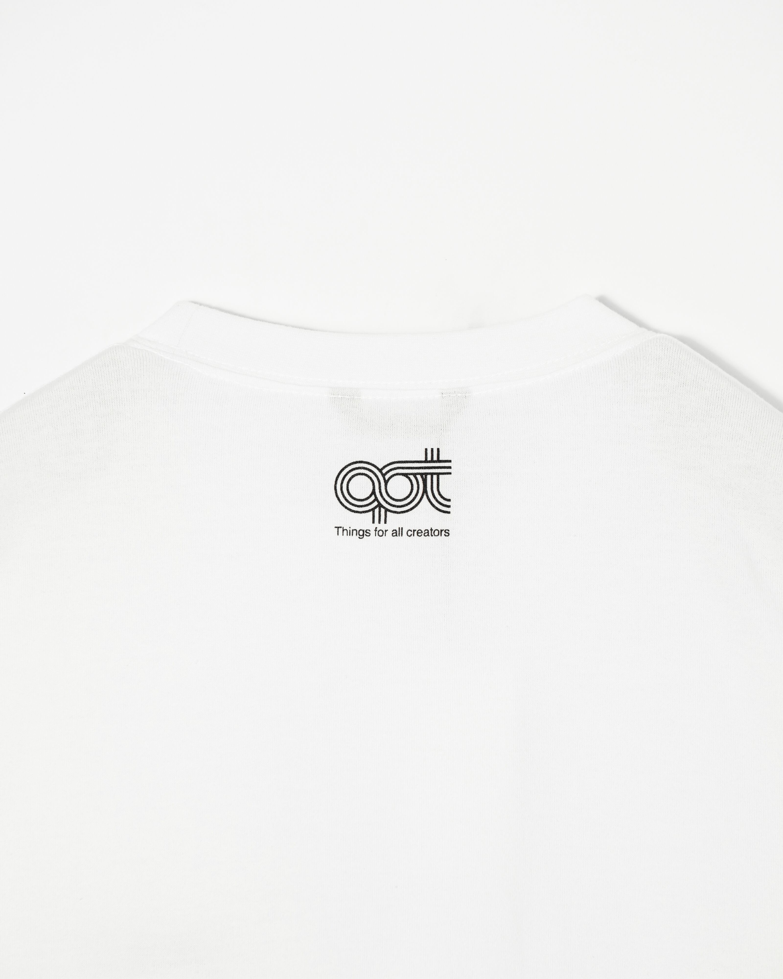 OPTSTUFF] DRAWSTRING LONG SLEEVE T-SHIRT (WHITE) | OPTSTUFF