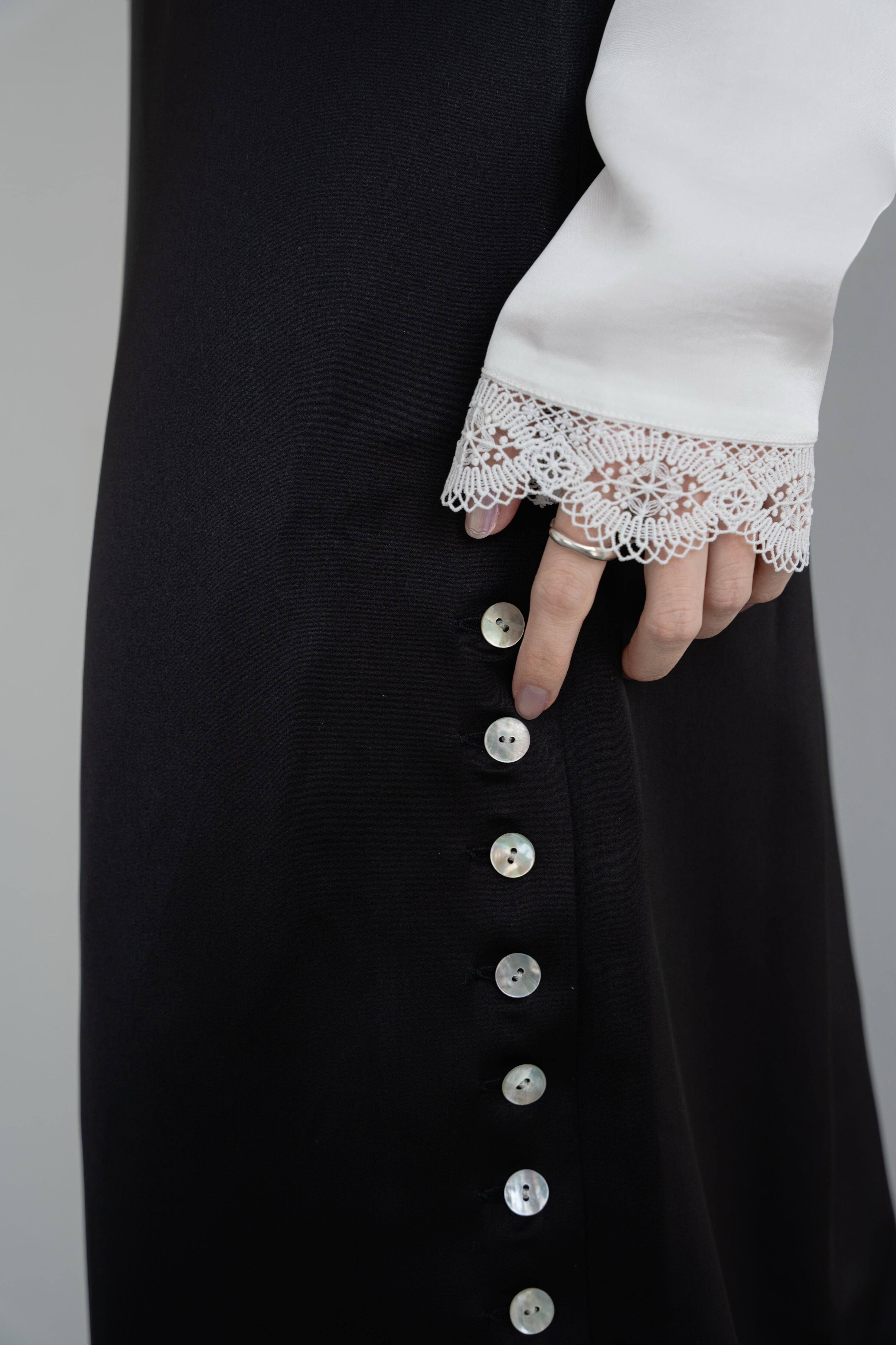 lace satin blouse | philme