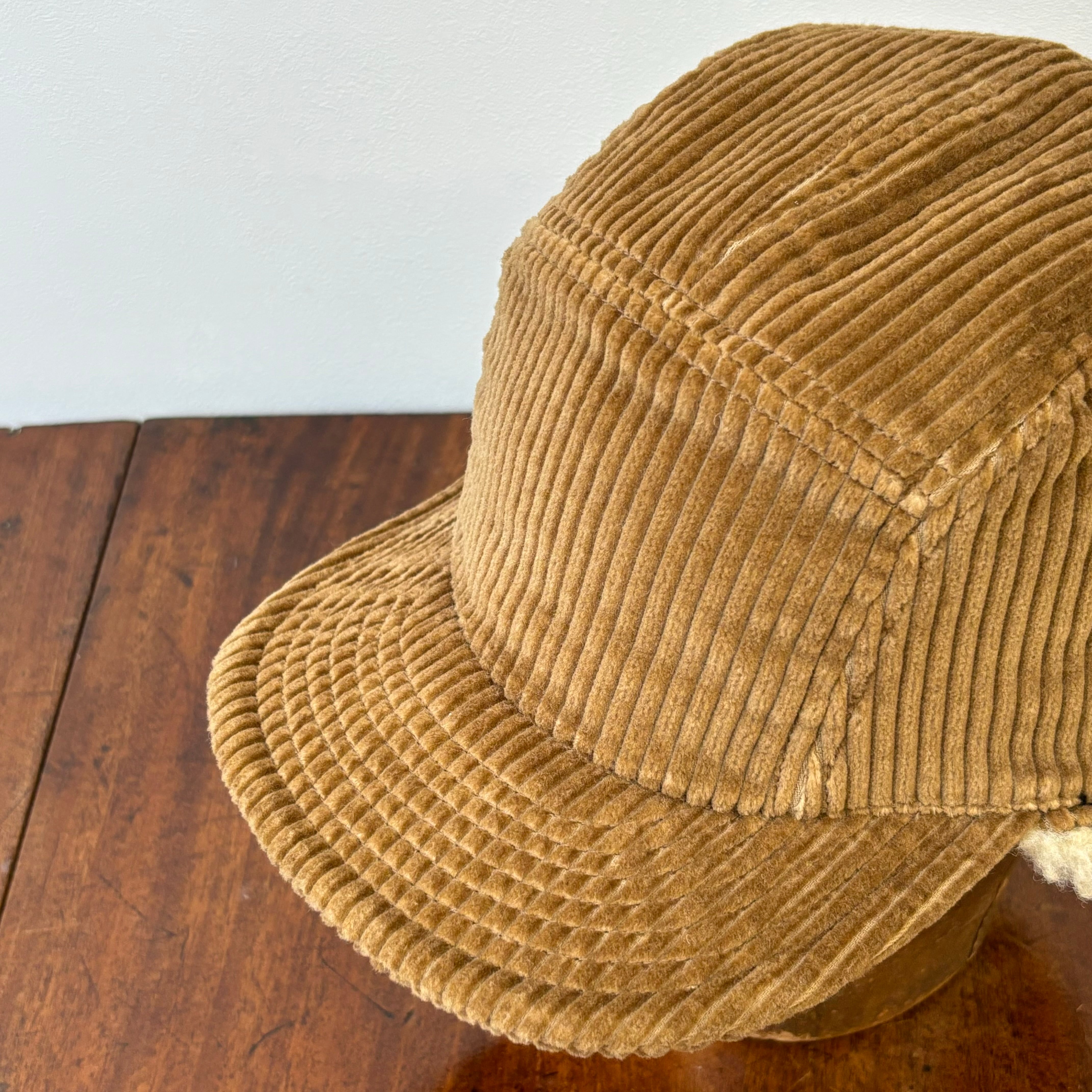 cableami コーデュロイ ボアキャップ キャメル | 萬栄堂帽子店