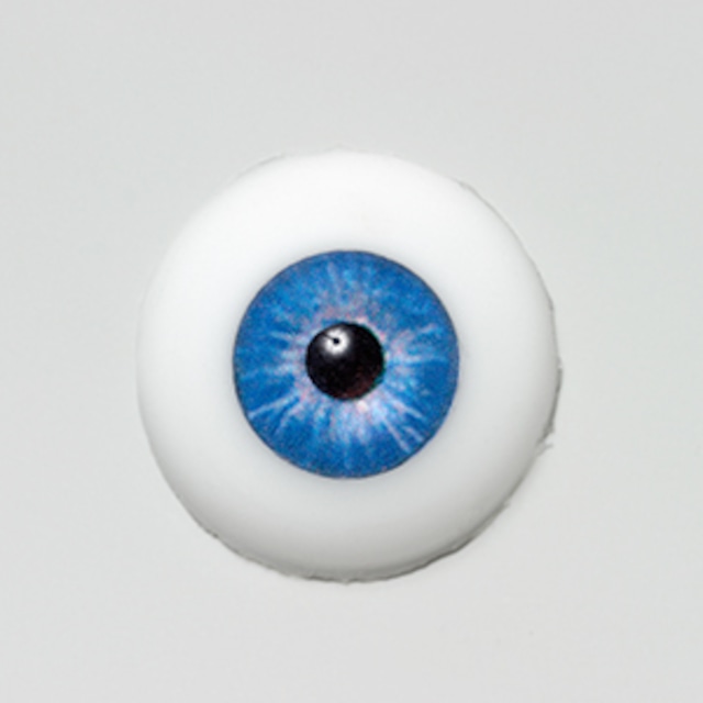 Silicone eye - 13mm Marine Blue Star