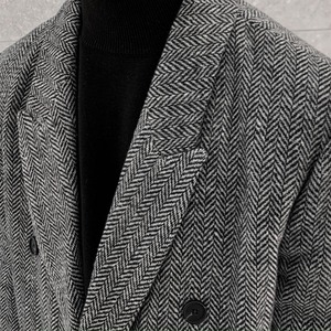 ヘリンボーンチェスターコート　MT0080008