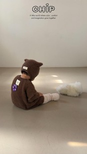 チップ / CHIP / ちびにゃんこスーツ / 韓国子供服 / ベビー / 26winter〖取寄〗*1~2*