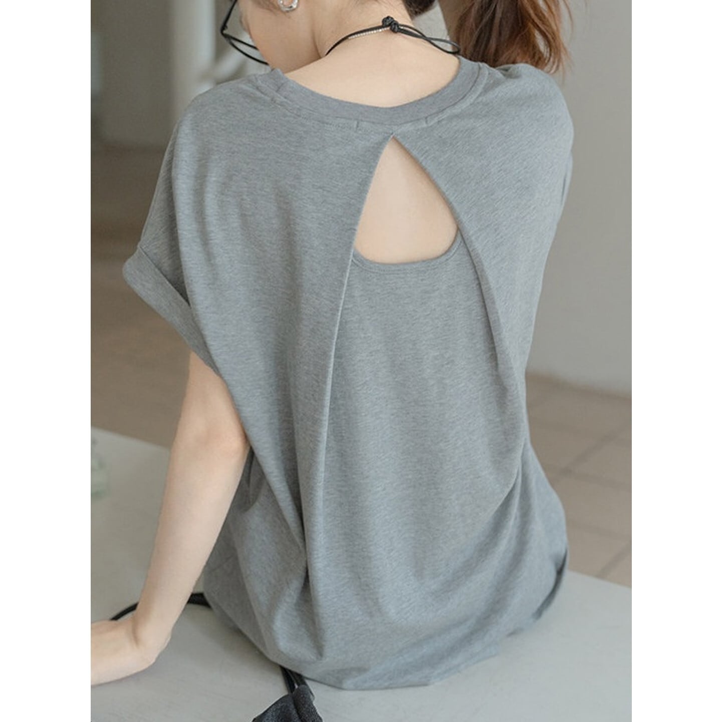 バックデザイン ゆるTシャツ RA3288