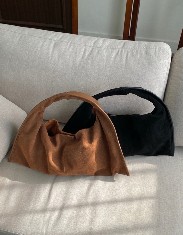 【23aw】Suede dumpling Bag_Black