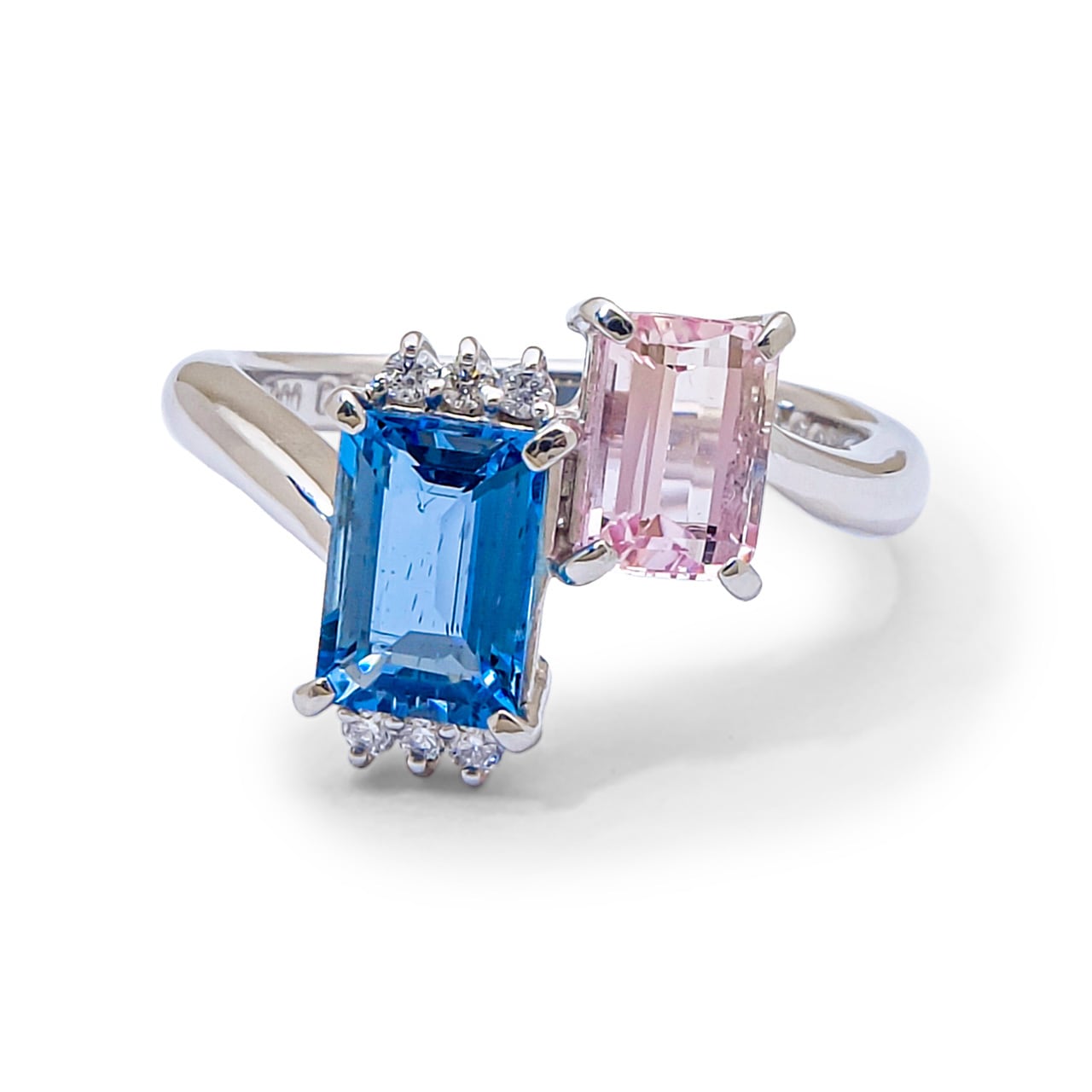 K18PG ガーネットトパーズ リング ミッシェルクラン　指輪 K18PG ガーネットトパーズ リング ミッシェルクラン 指輪 新作