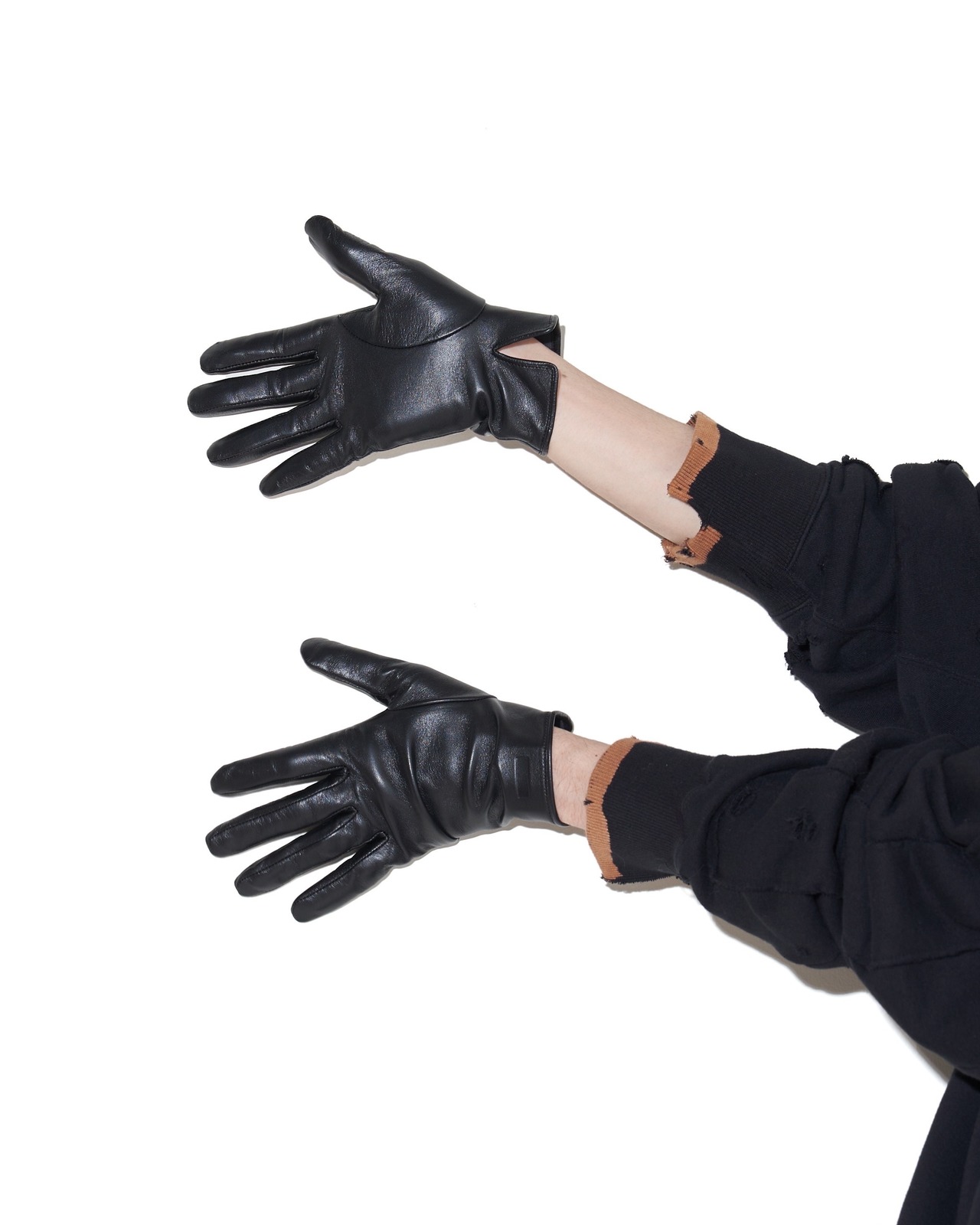 ssstein "LEATHER GLOVE〔OLIVE〕"