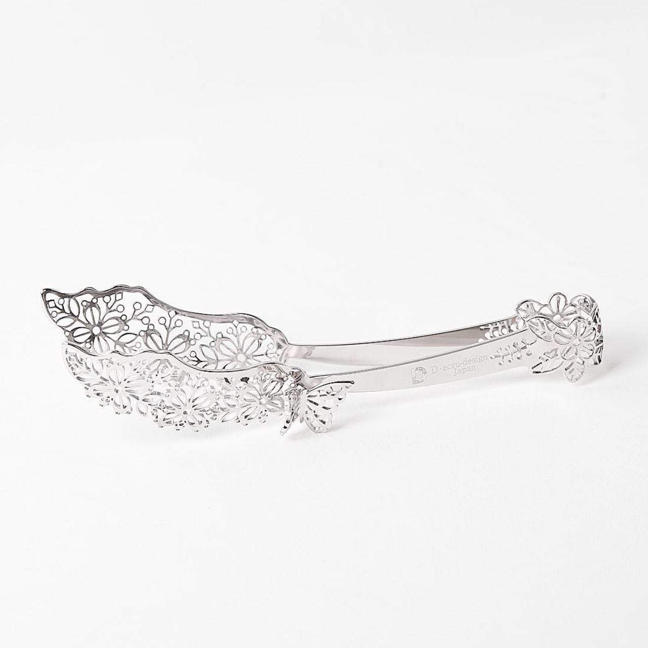 【D-ecru-design】プチパピヨン付きローザトング