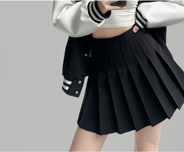 プリーツスカート ハイウエスト