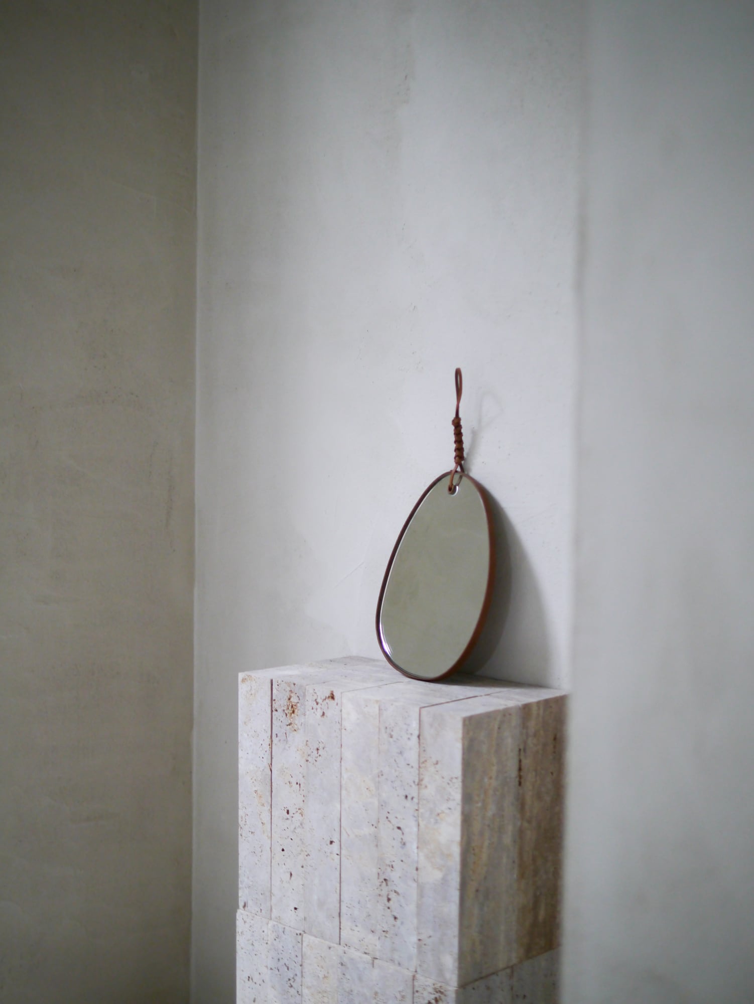 KAMAROAN Woven Pebble Mirror 26 | physis (ピュシス)