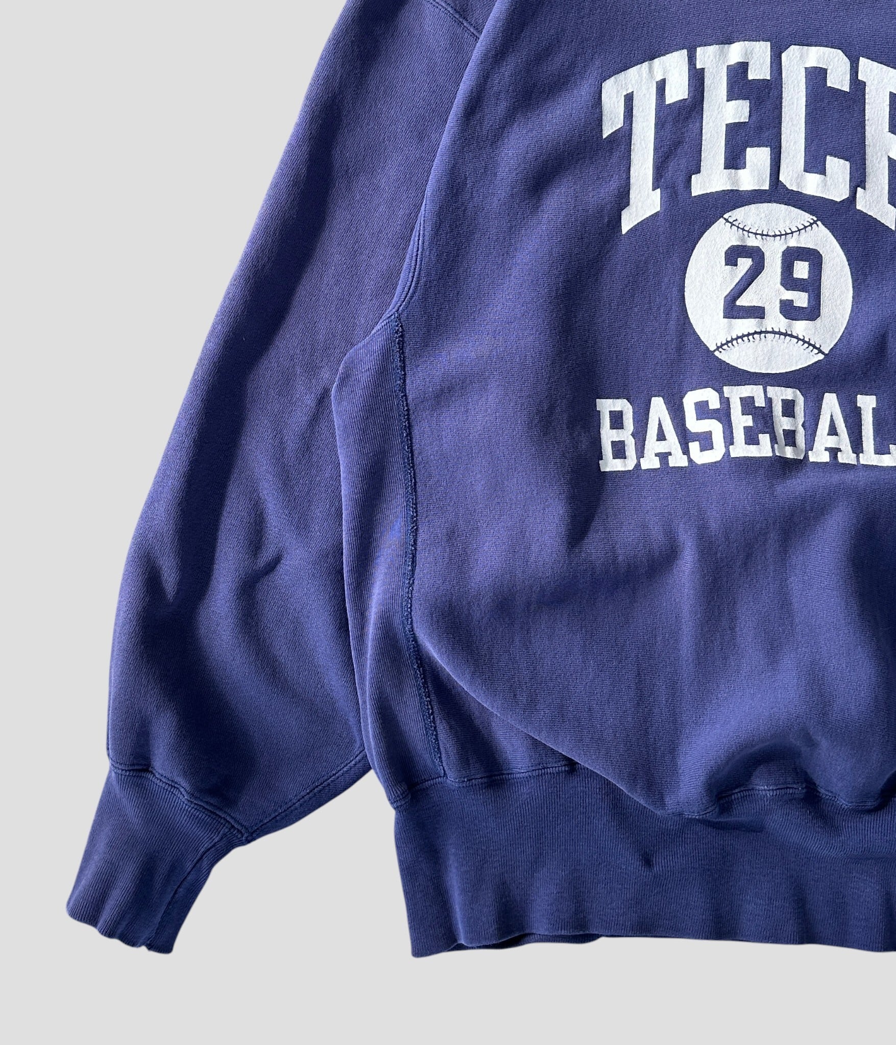 Champion- Vintage 90s XL TECH BASEBALL Reverse Weave Sweat made in