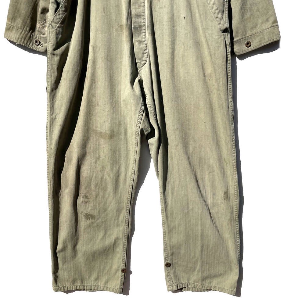 USARMY] Vintage HBT military all-in-one jumpsuit [1940s-] Vintage