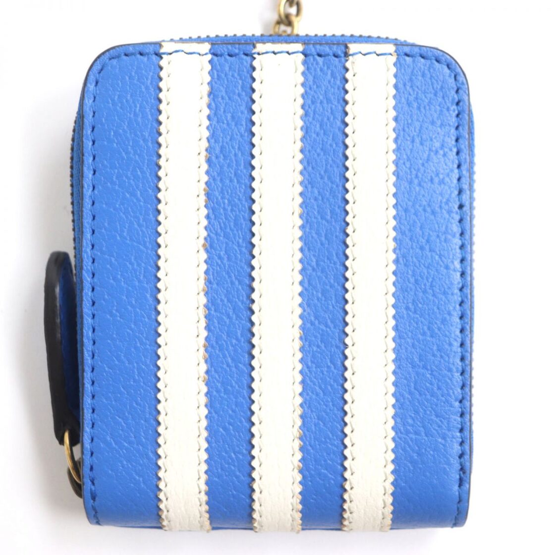 未使用品▽GUCCI×adidas グッチ×アディダス コラボ 721903 マルチコインケース/財布 ブルー×ホワイト イタリア製 メンズ  箱・保存袋付き | Pay ID