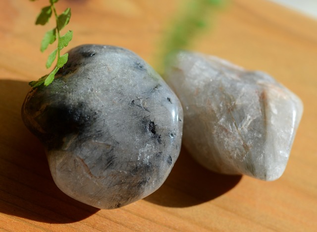 白多羅菩薩ブルークォーツ-瞑想用タンブルセット- Hakut-0103