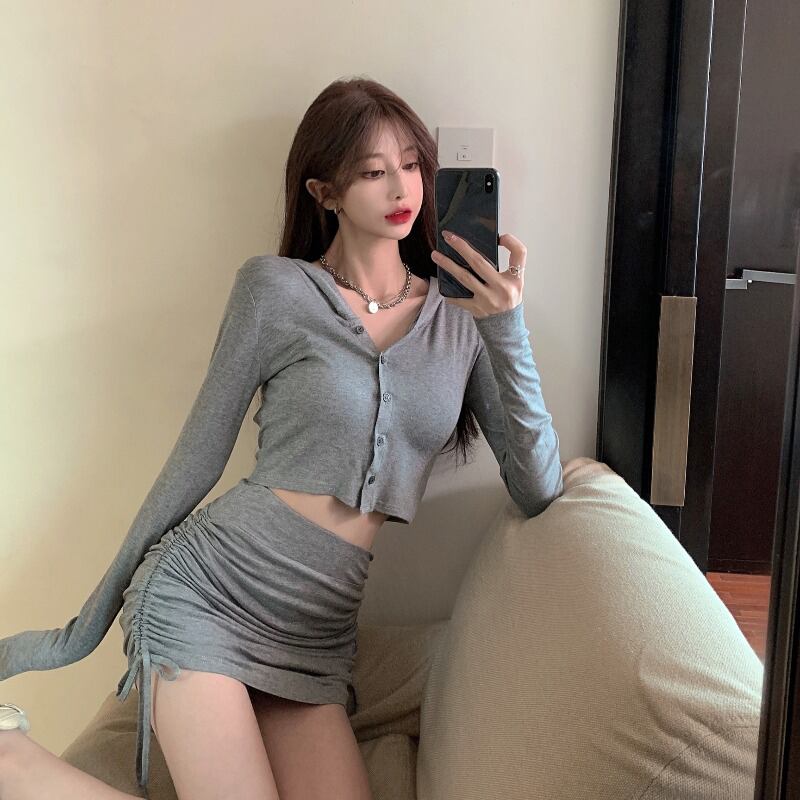 フードショートコート サマー薄手カーディガンカジュアルトップス ロング 夏物 ブラックストロベリース12794989782