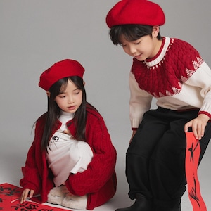 冬フェアーアイル柄セーター