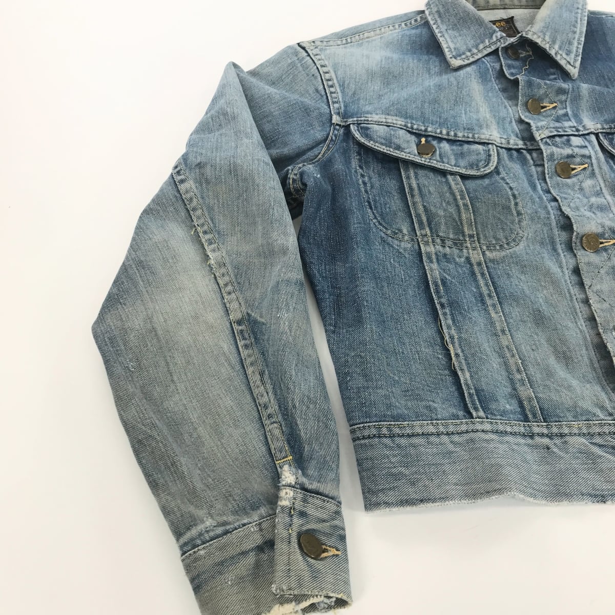 Lee ジージャン　アメリカ製　70S 101j ヴィンテージ　リー　古着 楽天市場】70's USA製 ビンテージ ☆ LEE リー 101J インディゴ