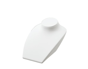 ネックレス・ペンダントスタンド　ネックレストルソー　合皮白or黒　　1個単位　AR-1328